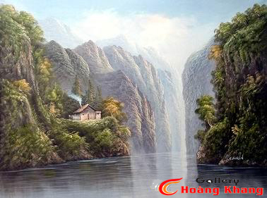 Tranh Núi - Nước - Phong Thuỷ